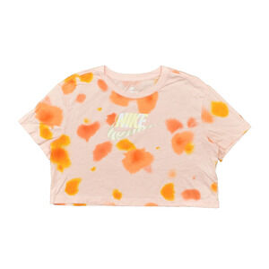 Nike Women's Size M Basic Short Sleeve Multicolor Solid Cotton Crew Neck Crop